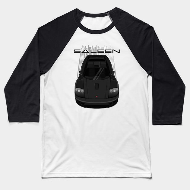 Saleen S7 - Black Baseball T-Shirt by V8social